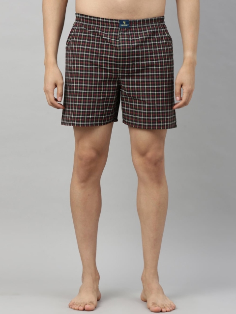 

Joven Men Red & Black Checked Boxers JB1C-JB115