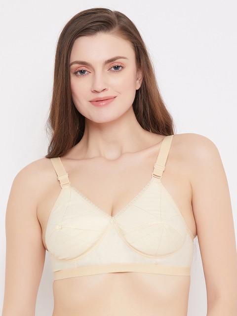 

Klassik Nude-Coloured Solid Non-Wired Non Padded Everyday Bra
