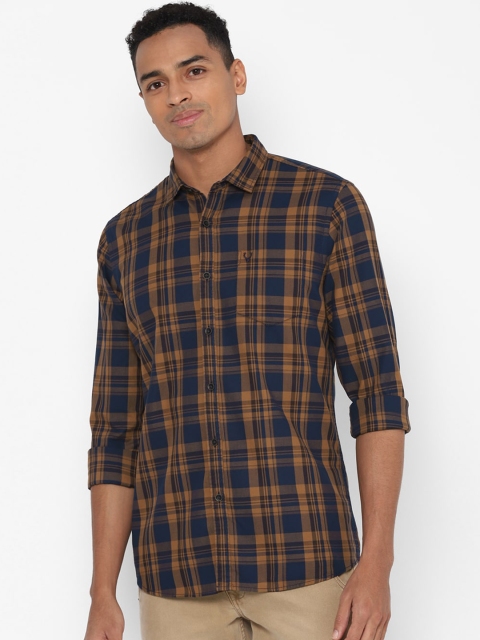 

Allen Solly Sport Men Beige Regular Fit Checked Casual Shirt