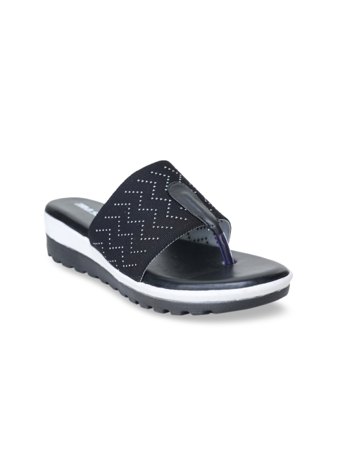 

TRASE Women Black Printed Heels