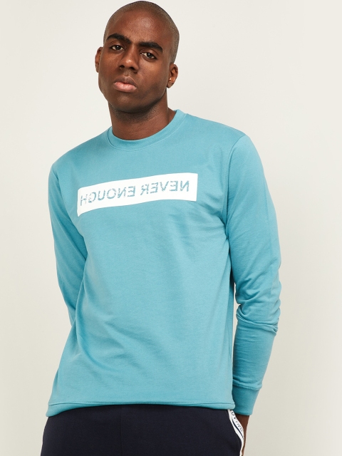 

Kappa Men Blue Printed Sweatshirt