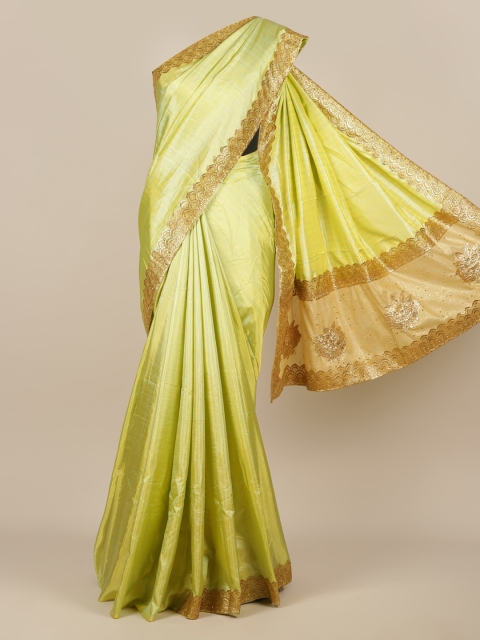 

Pothys Green Woven Design Art Silk Saree
