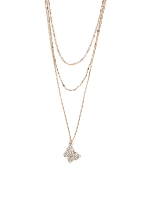 

FOREVER 21 Gold-Toned Metal Layered Necklace