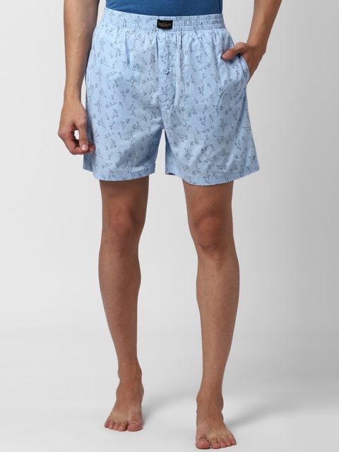 

Peter England Men Blue Printed Boxers PEBSWRGB695782