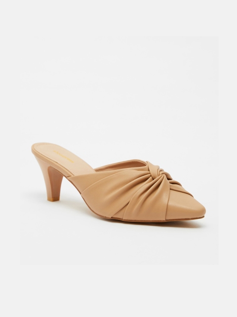 

shoexpress Women Beige Solid Pumps