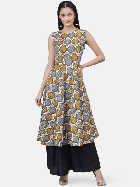 

Fashitale Women Multicoloured Geometric Printed Kurta, Multi