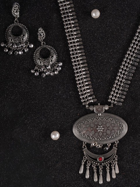 

Shoshaa Oxidised Silver-Plated Jewellery Set