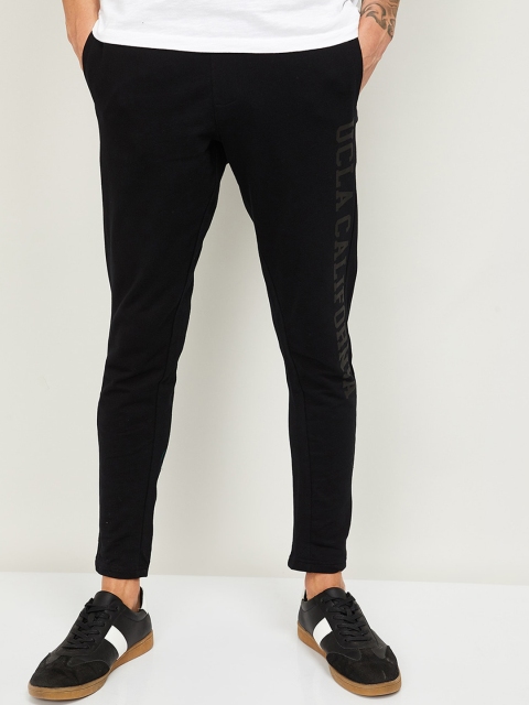 

UCLA Men Black Solid Track Pants