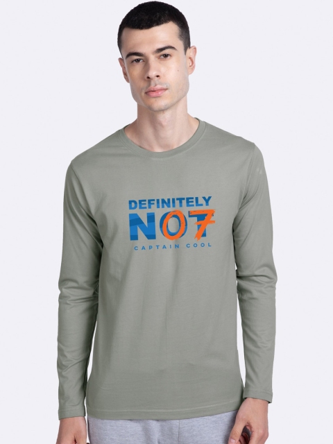 

Bewakoof Men Grey Printed Round Neck T-shirt