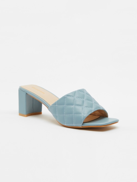 

shoexpress Women Blue Solid Heels