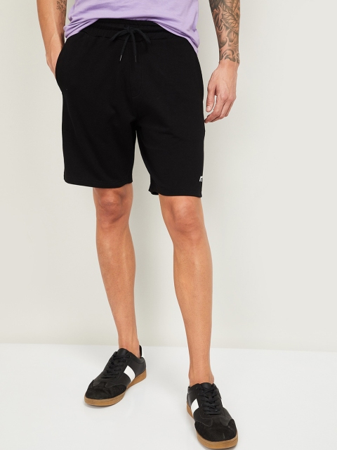 

Fame Forever by Lifestyle Men Black Solid Regular Fit Regular Shorts