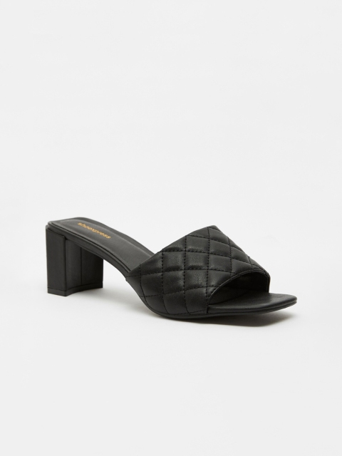 

shoexpress Women Black Solid Heels