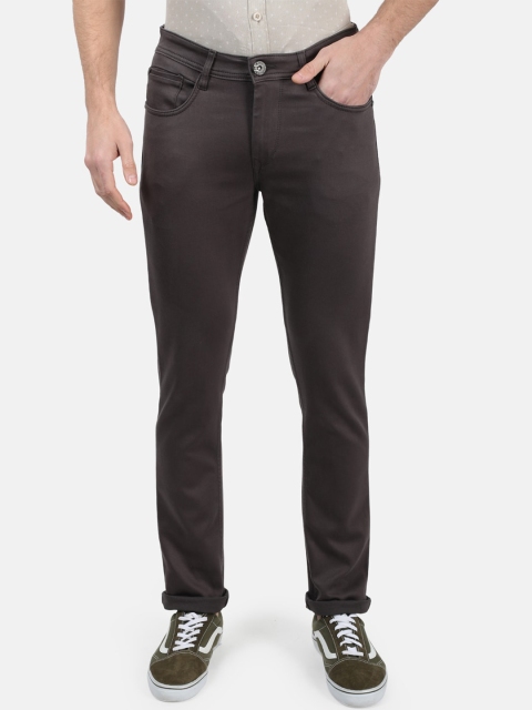 

Monte Carlo Men Brown Regular Fit Solid Chinos