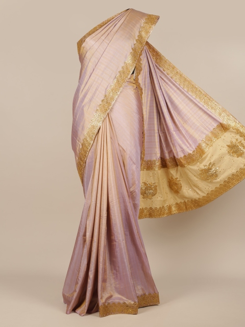 

Pothys Lavender Woven Design Art Silk Saree