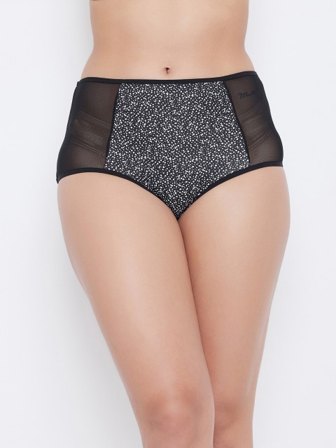 

Clovia Women Black & White Printed Hipster Briefs-PN2359W13S