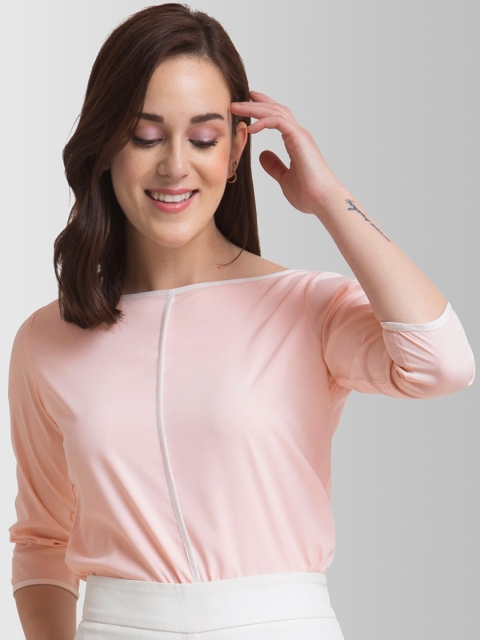 

Fablestreet Women Pink Solid Top