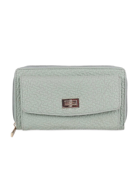

Metro Green Textured Purse Clutch