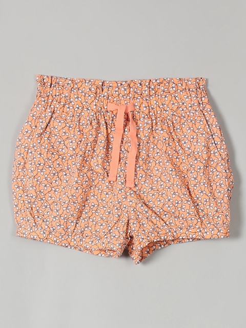 

GAP Toddler Girl Orange Printed Bubble Shorts