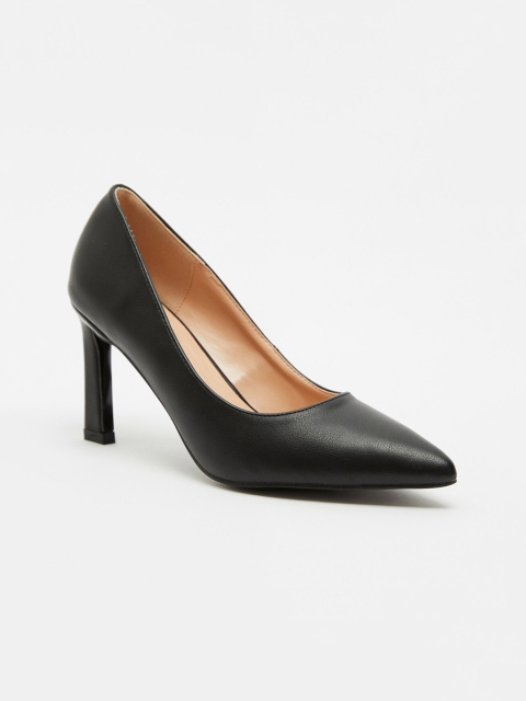 

shoexpress Women Black Solid Stiletto Heels