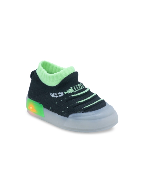 

Feetwell Shoes Boys Woven Design Sneakers, Black