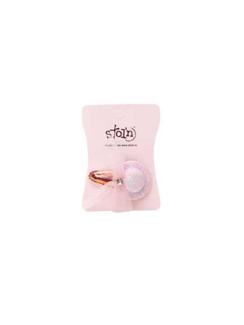 

Stoln Pink Embellished Tic Tac Hair Clip