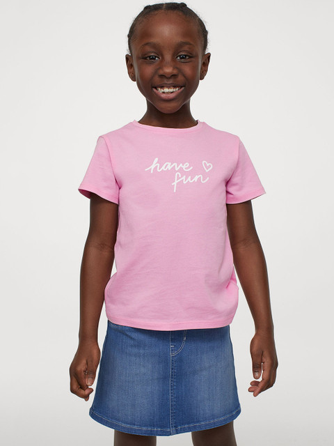 

H&M Girls Pure Cotton 2-Piece Set, Pink