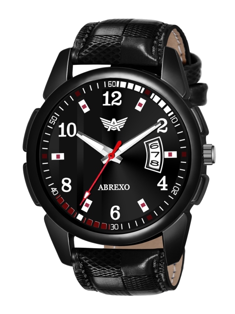 

Abrexo Men Black Analogue Watch