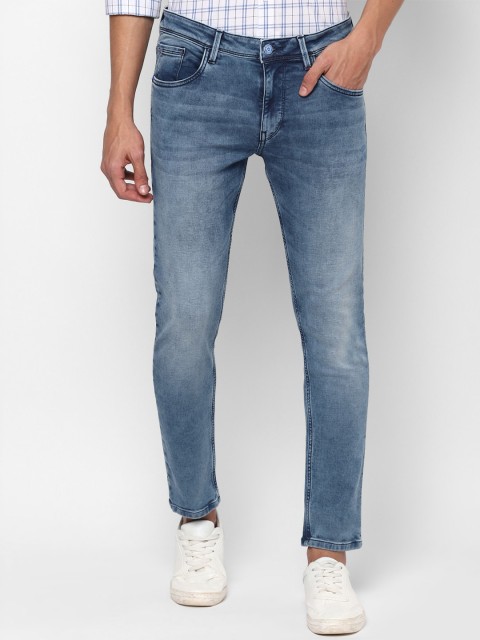 

Solly Jeans Co. Men Blue Slim Fit Mid-Rise Clean Look Jeans