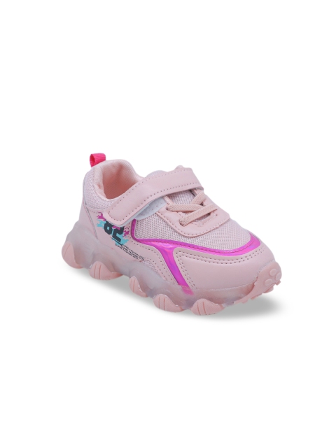

Feetwell Shoes Boys Pink Woven Design Slip On Sneakers