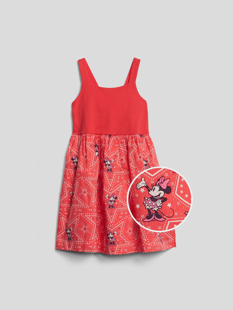 

GAP Toddler Girl Red Disney Mickey Mouse Printed Dress