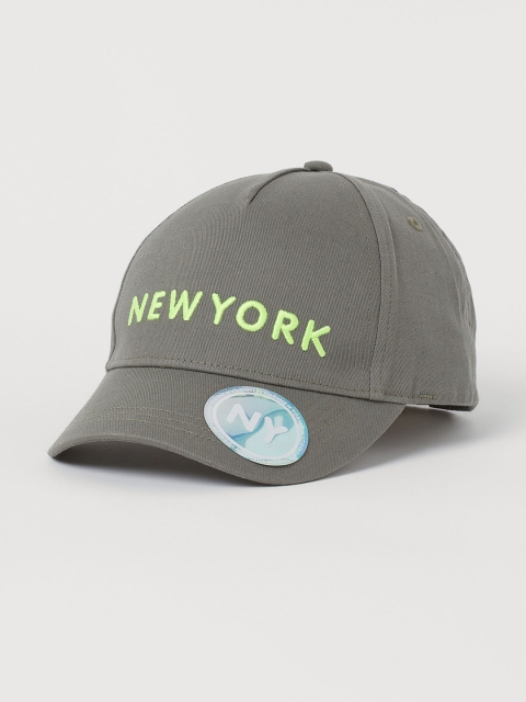 

H&M Girls Cotton Motif-front twill cap, Multi