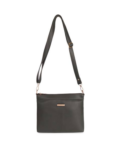 

Ratans Black Solid Sling Bag