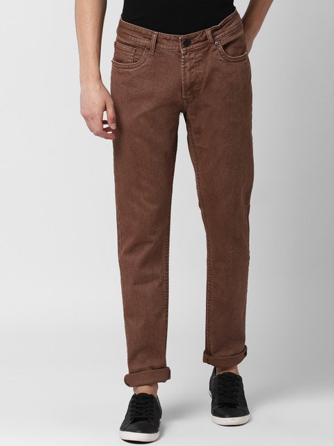 

Peter England Casuals Men Brown Slim Fit Jeans