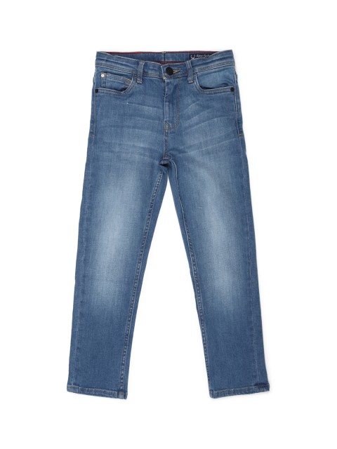 

Allen Solly Junior Boys Blue Slim Fit Mid-Rise Clean Look Jeans