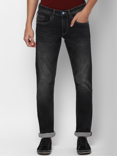 

Solly Jeans Co. Men Black Slim Fit Mid-Rise Clean Look Stretchable Jeans