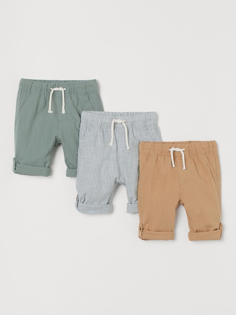 

H&M Woman Multi 3-pack roll-up trousers