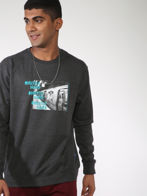 

Blue Saint Men Multicoloured Printed Sweatshirt, Multi