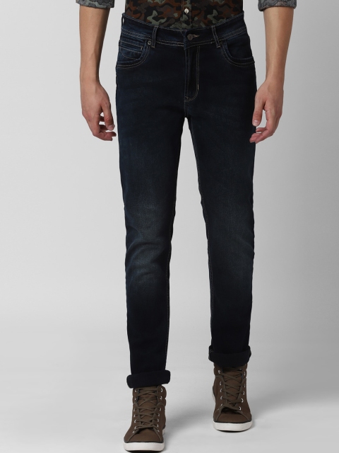 

Peter England Casuals Men Navy Blue Slim Fit Mid-Rise Clean Look Stretchable Jeans