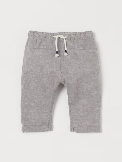 

H&M Women Grey Woven trousers