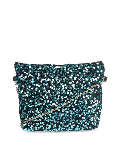 

Ratans Blue Embellished Sling Bag