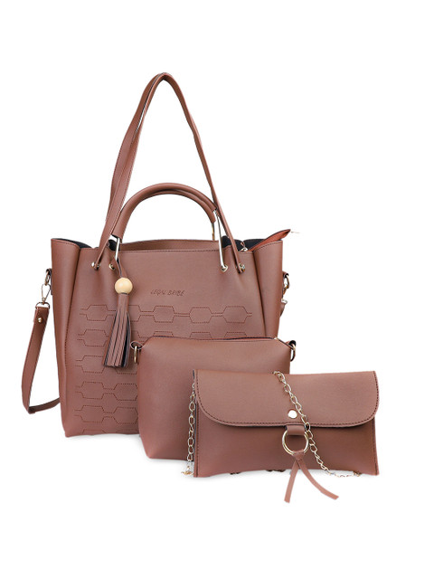 

LEGAL BRIBE Brown Solid Shoulder Bag