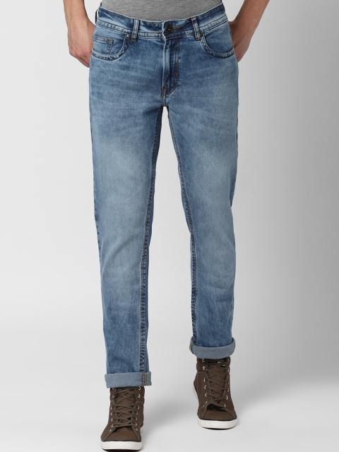 

Peter England Casuals Men Blue Slim Fit Mid-Rise Clean Look Jeans