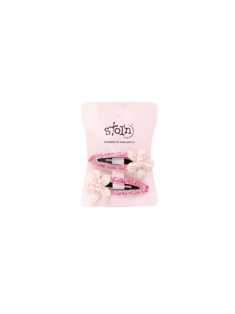 

Stoln Pink Beaded Tic Tac Hair Clip