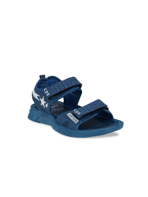 

Campus Kids Navy Blue & White Sports Sandals