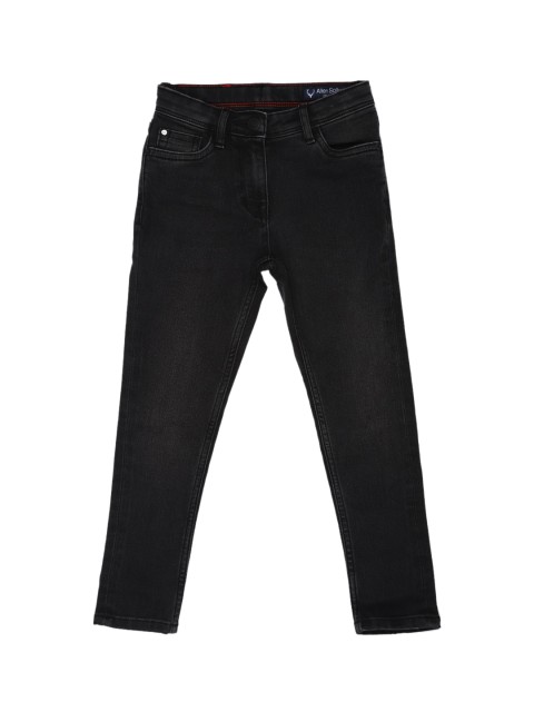 

Allen Solly Junior Girls Black Skinny Fit Mid-Rise Clean Look Jeans