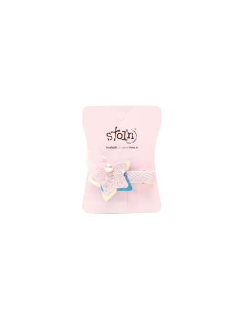 

Stoln Pink Beaded Tic Tac Hair Clip