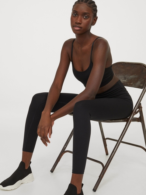 

H&M Women Black Super High Waist Tights
