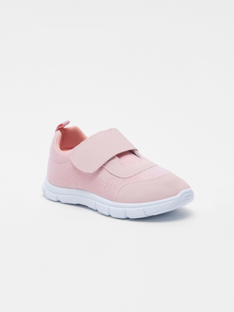 

shoexpress Girls Pink Textile Walking Shoes