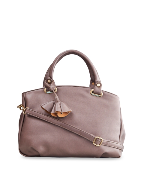 LEGAL BRIBE Brown Solid Handheld Bag