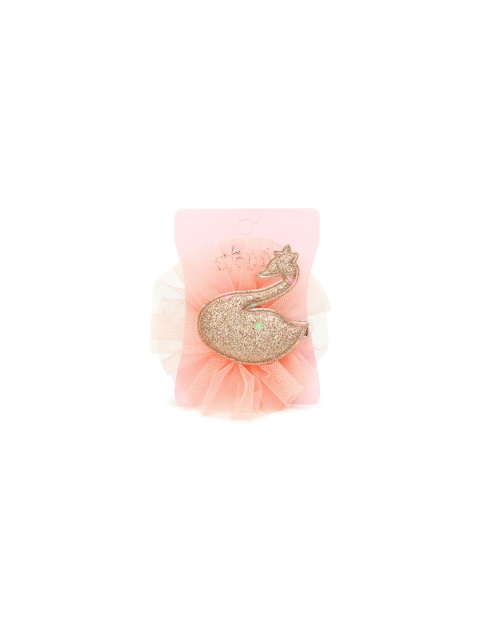 

Stoln Peach-Coloured Embellished Alligator Hair Clip